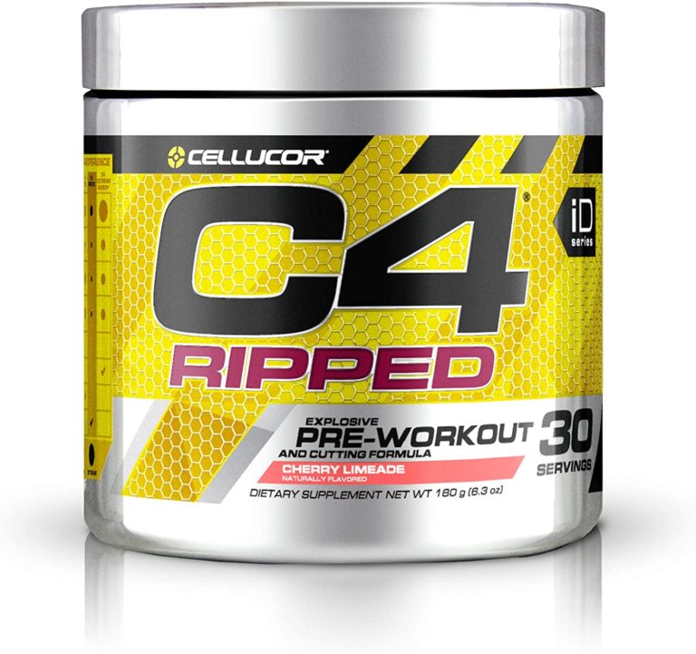 C4 Ripped Pre Workout Powder Cherry USA