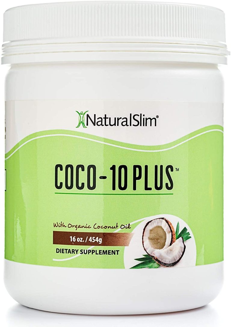 NaturalSlim Coco-10 Plus - Organic Coconut Oil USA